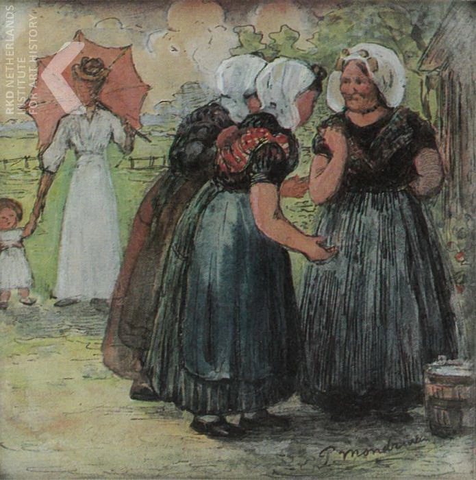 Conversazione estiva - South Beveland in Zelanda c. 1898, 1901